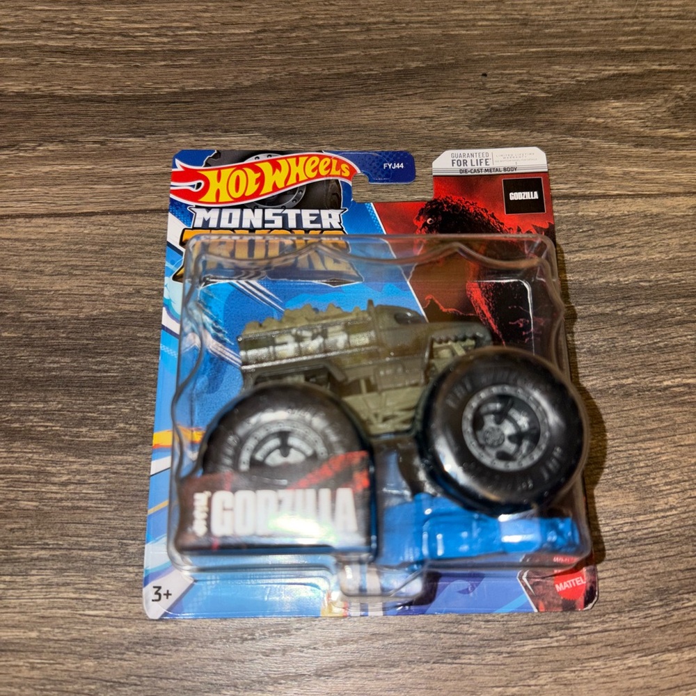 Hot Wheels Monster Trucks Godzilla - Green and Black